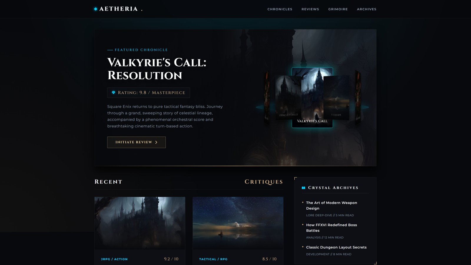 Aetheria Showcase